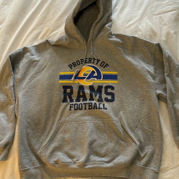 NFL LOS ANGELES RAMS Hooded UNISEX Sweatshirt 🏈XL-VAMOS RAMS RALLY TOWEL Bundle - Picture 4 of 9